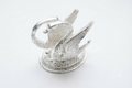 Royal Silver Plated Twin Swan Tissue / Napkin Holder Stand