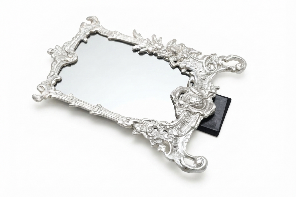 Vintage Silver Plated Ornate Rococo Photo Frame