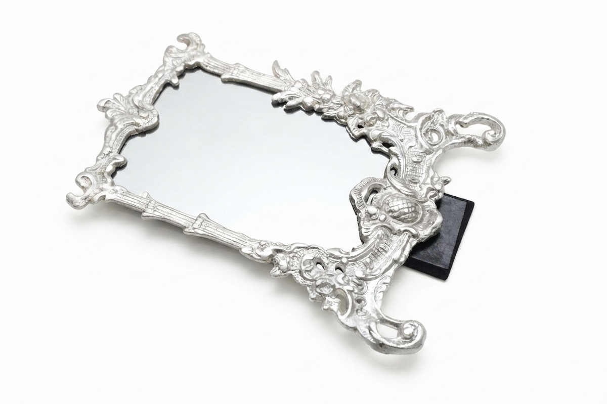 Vintage Silver Plated Ornate Rococo Photo Frame