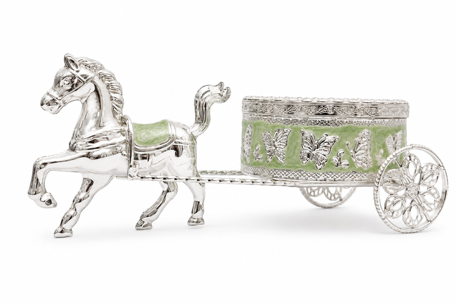 Dry Fruit Running Horse Cart - 6 Inch
