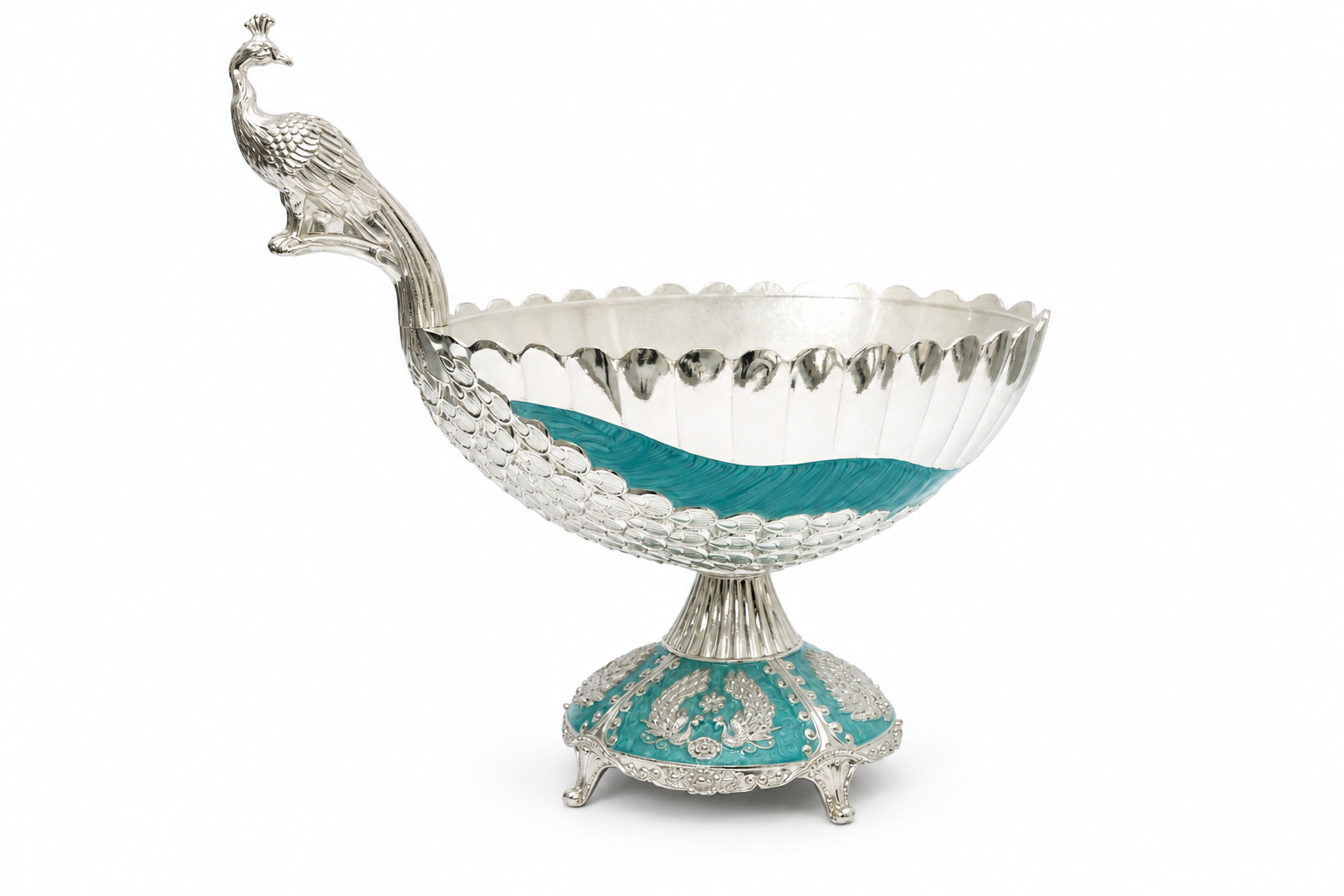 Peacock Fruit Bowl