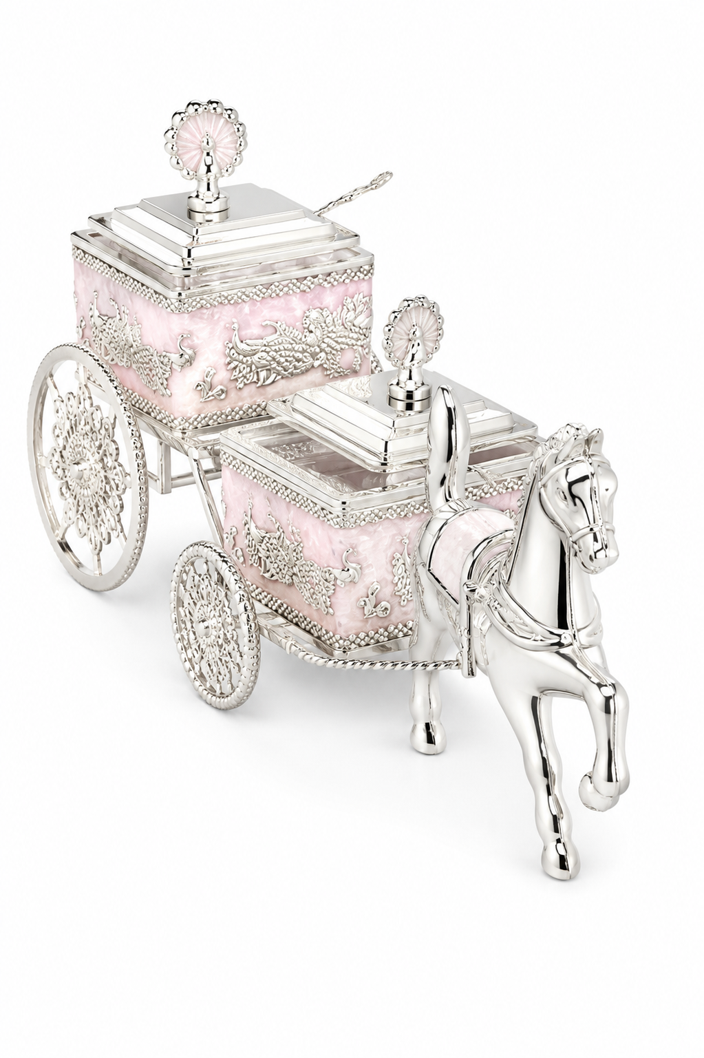 Horse Cart with Square Dry Fruit Holder