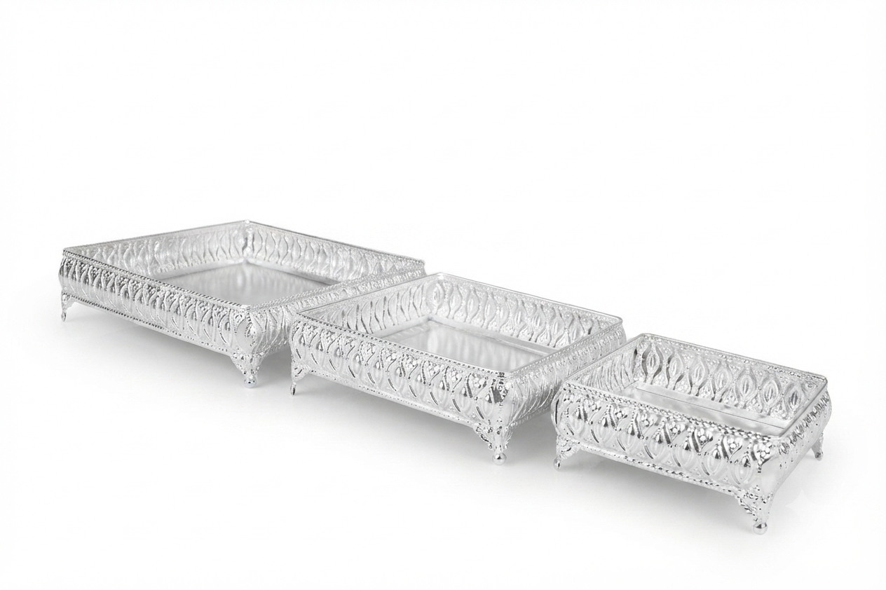 3pc Tray Set